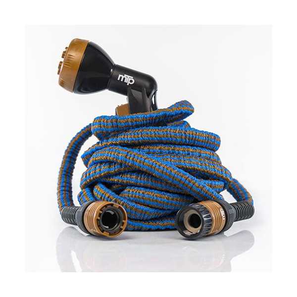 Manguera extensible wally 7,5 bronce/celeste GLOBAL BOSQ