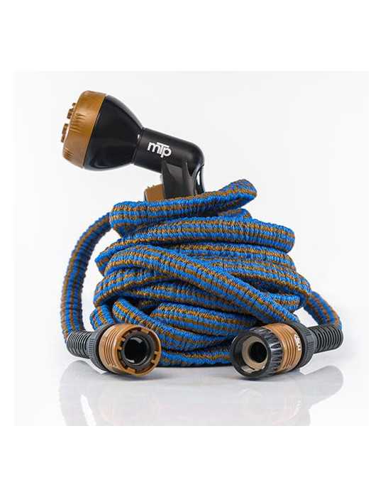 Manguera extensible wally 7,5 bronce/celeste GLOBAL BOSQ