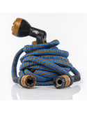 Manguera extensible wally 7,5 bronce/celeste GLOBAL BOSQ
