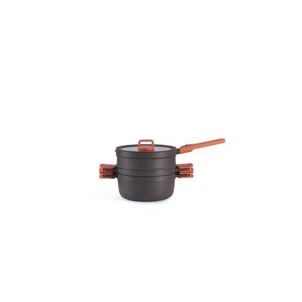 Bateria cocina serie compac 4pzas 24cm alum fundid BRA