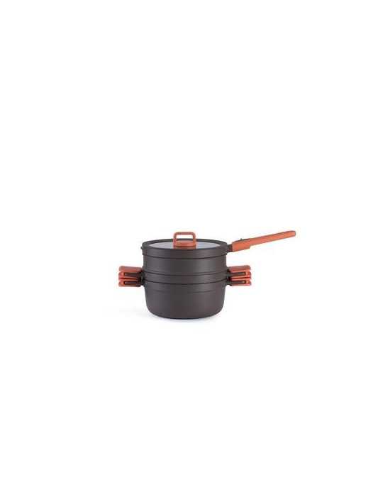 Bateria cocina serie compac 4pzas 24cm alum fundid BRA