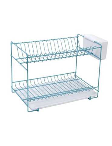 Escurreplatos pequeño vintage turquesa 89050 SAUVIC