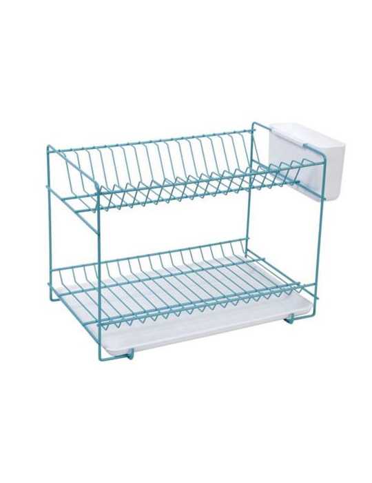Escurreplatos pequeño vintage turquesa 89050 SAUVIC