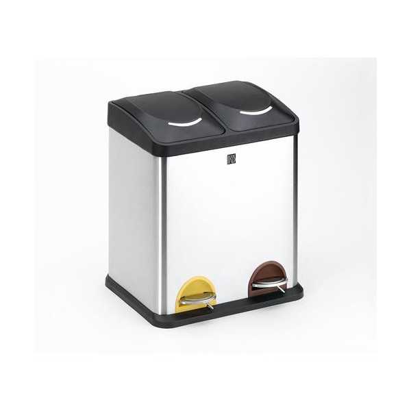 Cubo reciclje 2 compart.30l. 2398-i IRIS