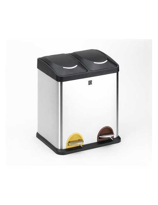 Cubo reciclje 2 compart.30l. 2398-i IRIS