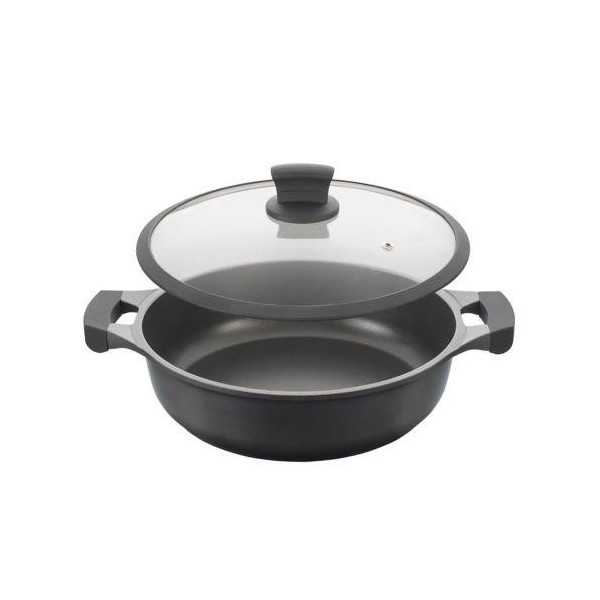 Cacerola baja aluminio fundido 32cm x-pert METALTEX