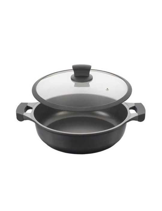 Cacerola baja aluminio fundido 32cm x-pert METALTEX