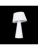 Lampara de mesa solar 500lm 4000k ip44 blanca ASLO