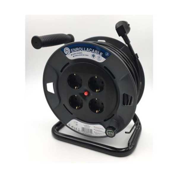 Enrollacable 4 tomas 16a 25m. 3x1.5mm mome25164-mp LUCECO