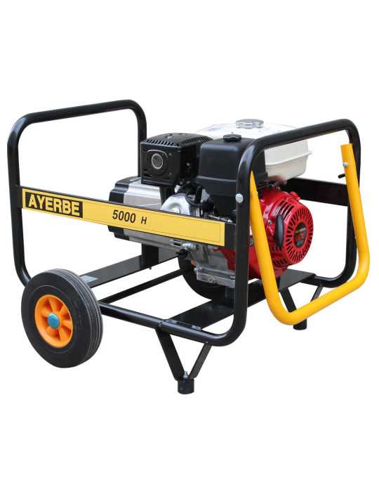 Grupo electrógeno AY-5000 e movil Honda AYERBE