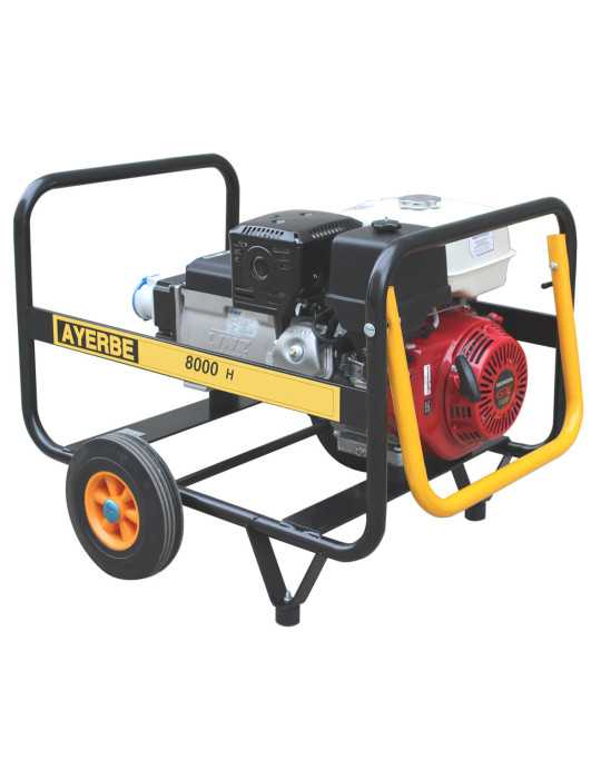 Grupo electrógeno AY-8000 mn Honda AYERBE
