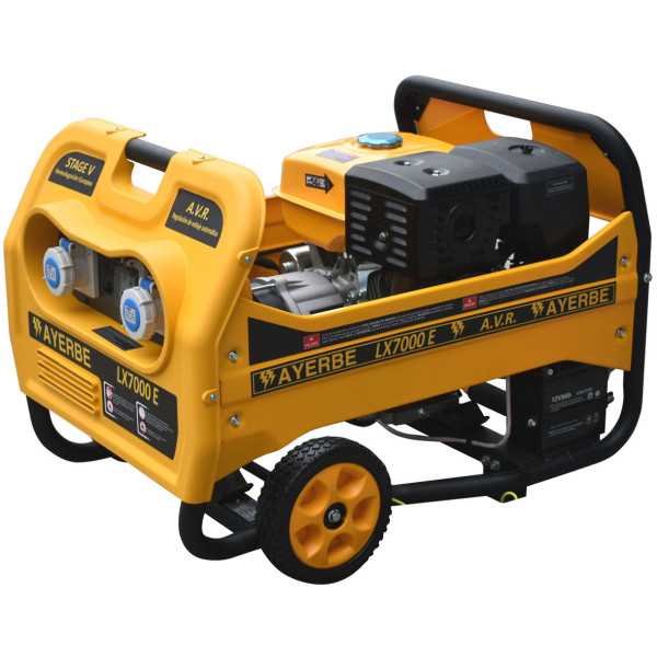 Generador gasoLina LX7000 e AYERBE