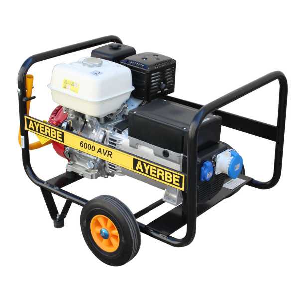 Generador 6000 avr Honda e AYERBE