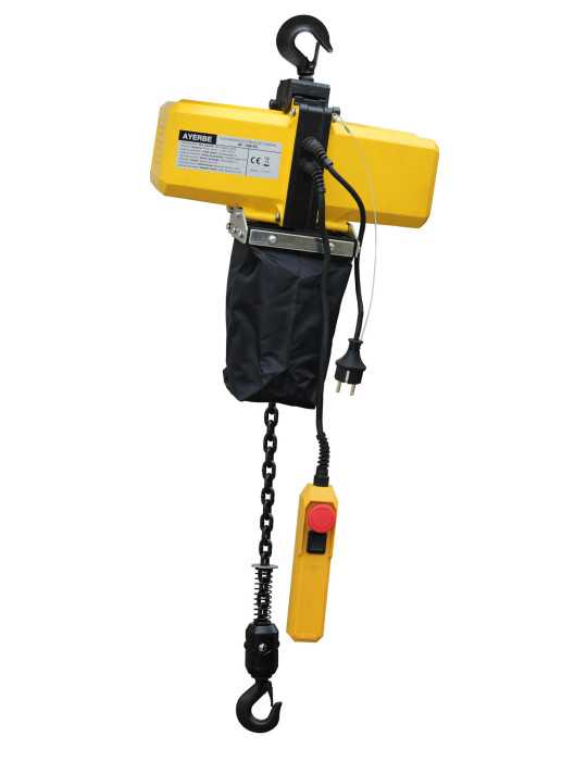 Elevador electrico de cadena AY-500 ec AYERBE