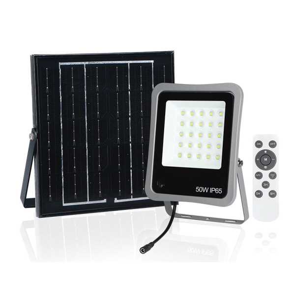 Foco solar 50 w con mando a distancia AYERBE