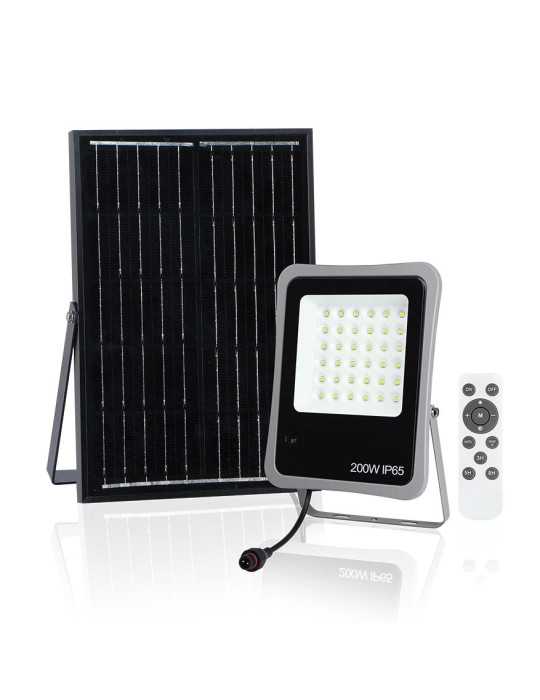 Foco solar 200 w con mando a distancia AYERBE
