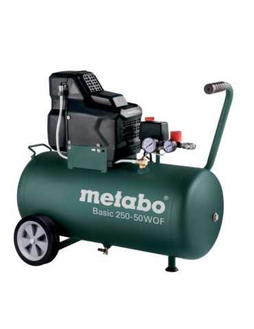 Compresores Basic Basic 250-50 W OF + juego de herramientas neumaticas LPZ 4 METABO