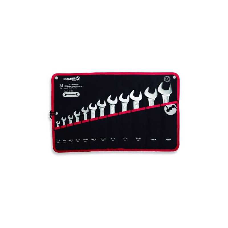 Bolsa nylon DOGHER 12 llaves doble boca abierta