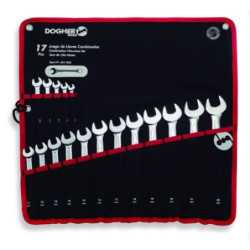 Bolsa nylon DOGHER 17 llaves combinadas 6-22mm