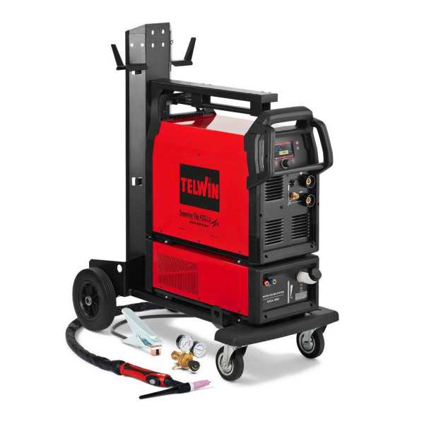 Soldador TIG Superior tig 422 wave ac/dc aqua+acc+carro te-816187 TELWIN