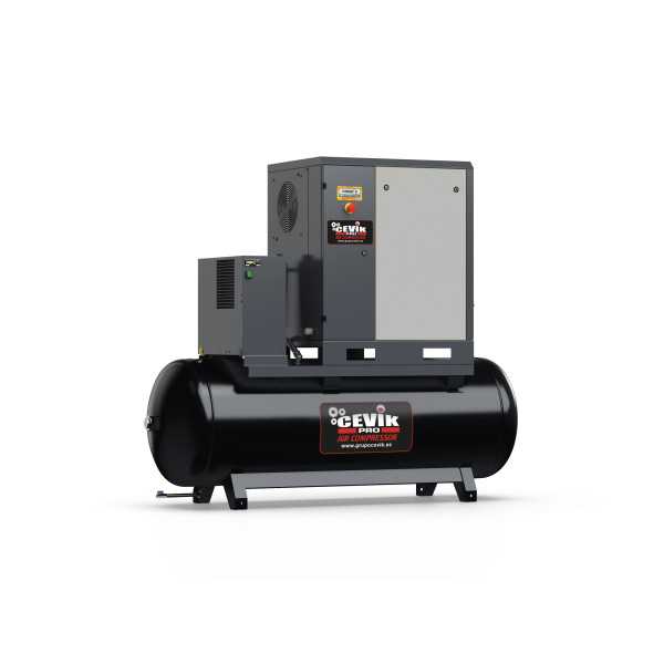 Compresor tornillo 20hp 500lt 400v pro ca-ct20-500 CEVIK