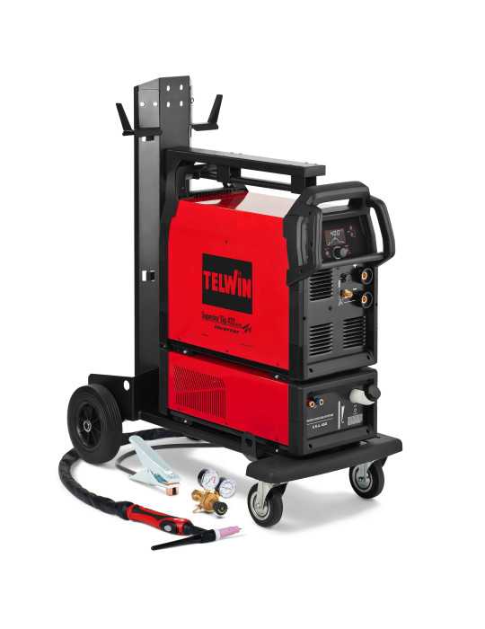 Soldador TIG Superior tig 422 ac/dc aqua+a cc+carro te-816803 TELWIN