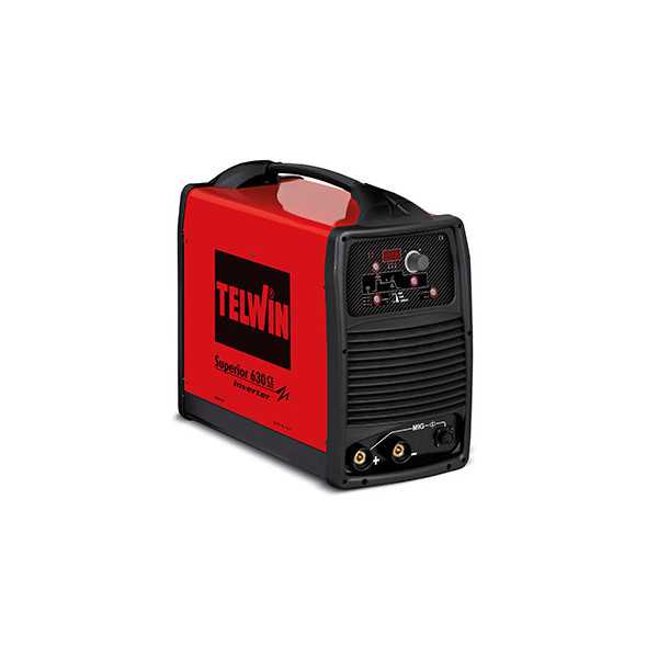 Soldador inverter MMA Superior 630 ce vrd dc 230-400v te-816032 TELWIN