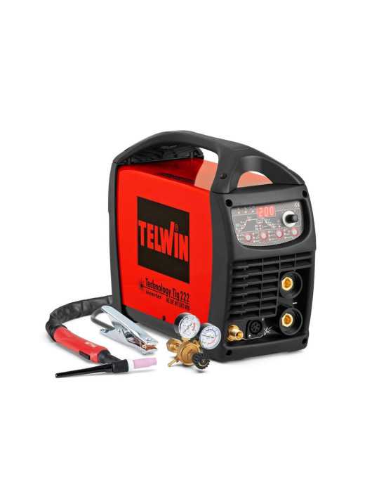 Soldador TIG Technology tig 222 ac/dc agua te-852070 TELWIN