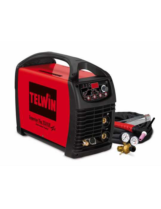 Soldador TIG Superior tig 252ac/dc hf/lift te-816117 TELWIN