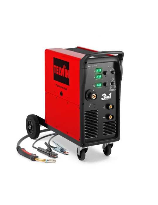 Soldador hilo Mastermig 305i sold. inverter multiproceso te-816200 TELWIN