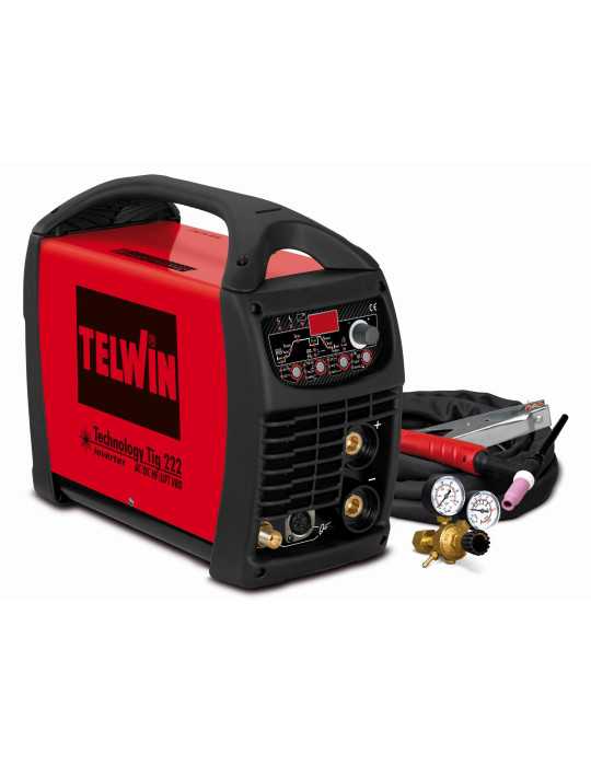 Soldador TIG Technology tig 222 ac/dc hf/li te-852054 TELWIN