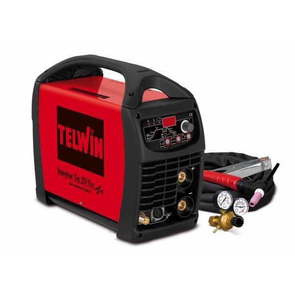 Soldador TIG Superior tig 251 dc-hf/lift vrd 400v+acc te-816116 TELWIN