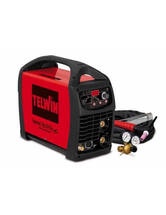 Soldador TIG Superior tig 251 dc-hf/lift vrd 400v+acc te-816116 TELWIN