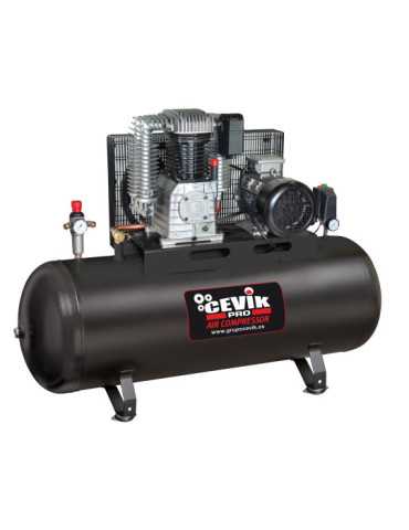 Compresor correa pro estacionario 270 litros 5,5hp 14 bar trifasico 400v ca-pro314-5.5tf CEVIK