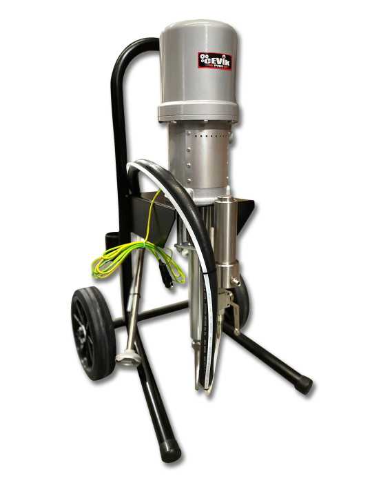 Equipo airless pro inox relacion 30:1 aspiracion rigido bt-pro30-1succ CEVIK