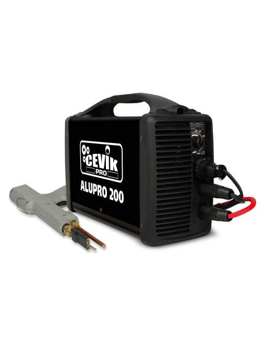 Soldador pro arco anillas 230v ce-alupro200 CEVIK