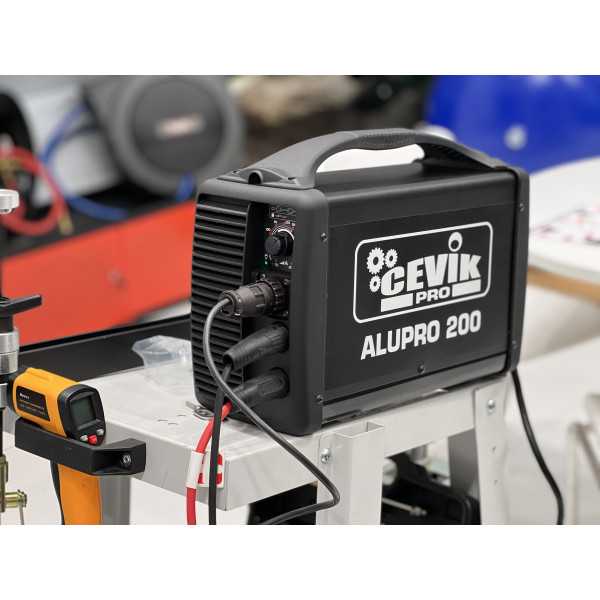 Soldador pro arco anillas 230v ce-alupro200 CEVIK