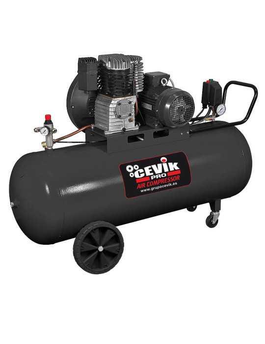 Compresor correa 200l 4hp 400v pro ca-pro200-4tf CEVIK