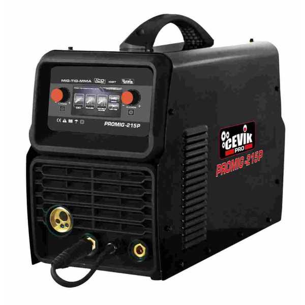 Soldadura mig/tig/mma 220a pulse pro ce-promig215p CEVIK