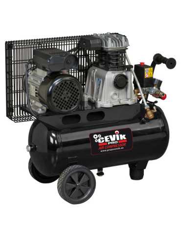 Compresor correa pro 25 litros 3hp monofasico 230v ca-pro25-3mf CEVIK