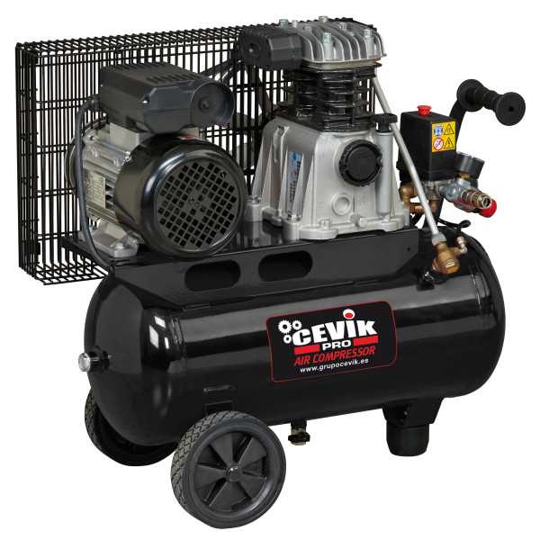 Compresor correa pro 25 litros 3hp monofasico 230v ca-pro25-3mf CEVIK