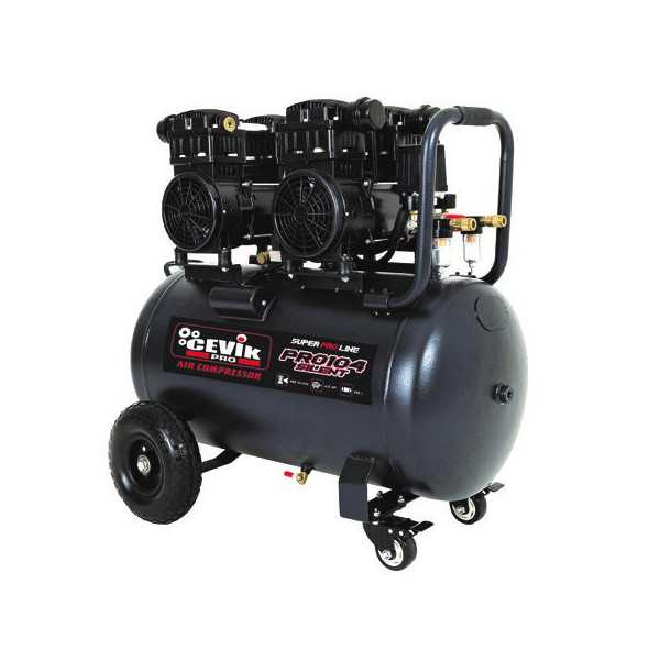 Compresor silent 100l 4hp s/a pro ca-pro104silent CEVIK