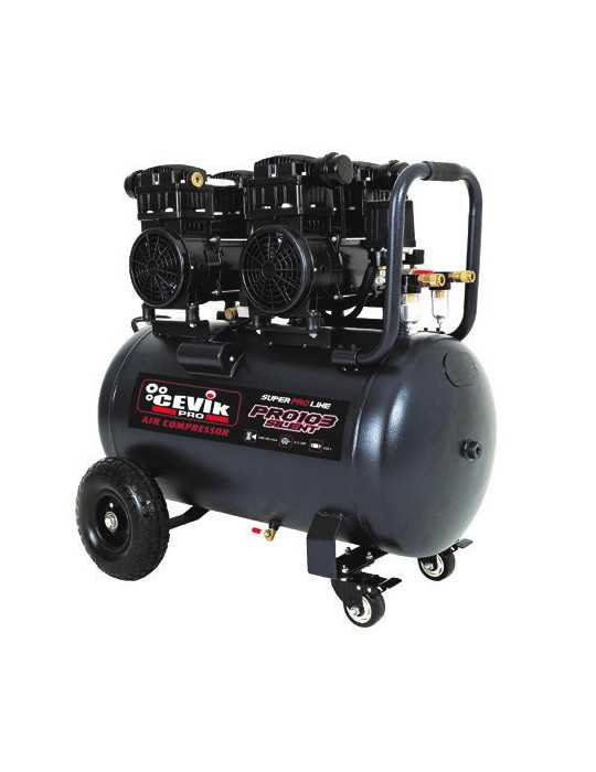 Compresor silent 100l 3hp s/a pro ca-pro103silent CEVIK
