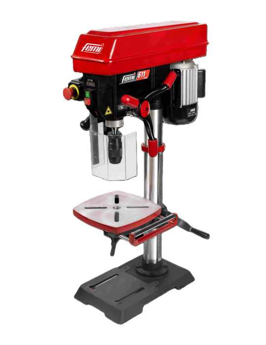 Taladro columna 16mm 550w velocidad varible fm-611vario FEMI