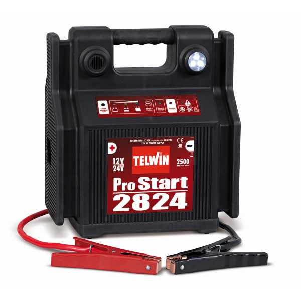 Arrancador batería Pro start 2824 arranc.12v/24v te-829517 TELWIN