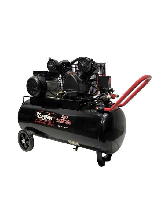 Compresor correa pro 100 litros 3hp en v monofasico 230v ca-pro100vc-3m CEVIK