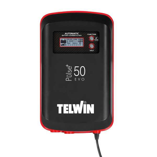 Cargador batería Pulse 50 evo 230v 6v/12v/24v te-807611 TELWIN