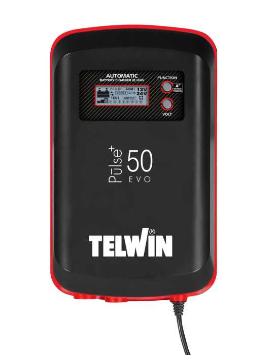 Cargador batería Pulse 50 evo 230v 6v/12v/24v te-807611 TELWIN