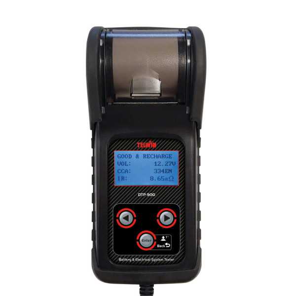 Comprobador batería Tester batería dpt900 te-804244 TELWIN