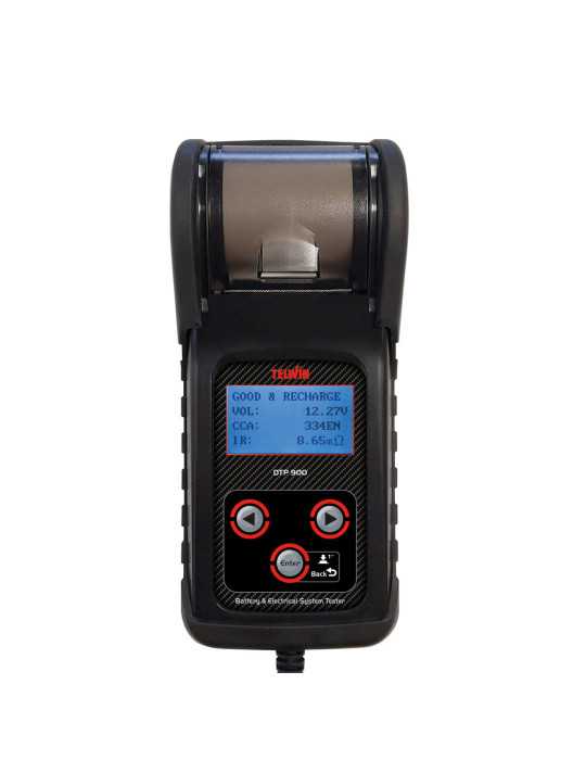 Comprobador batería Tester batería dpt900 te-804244 TELWIN